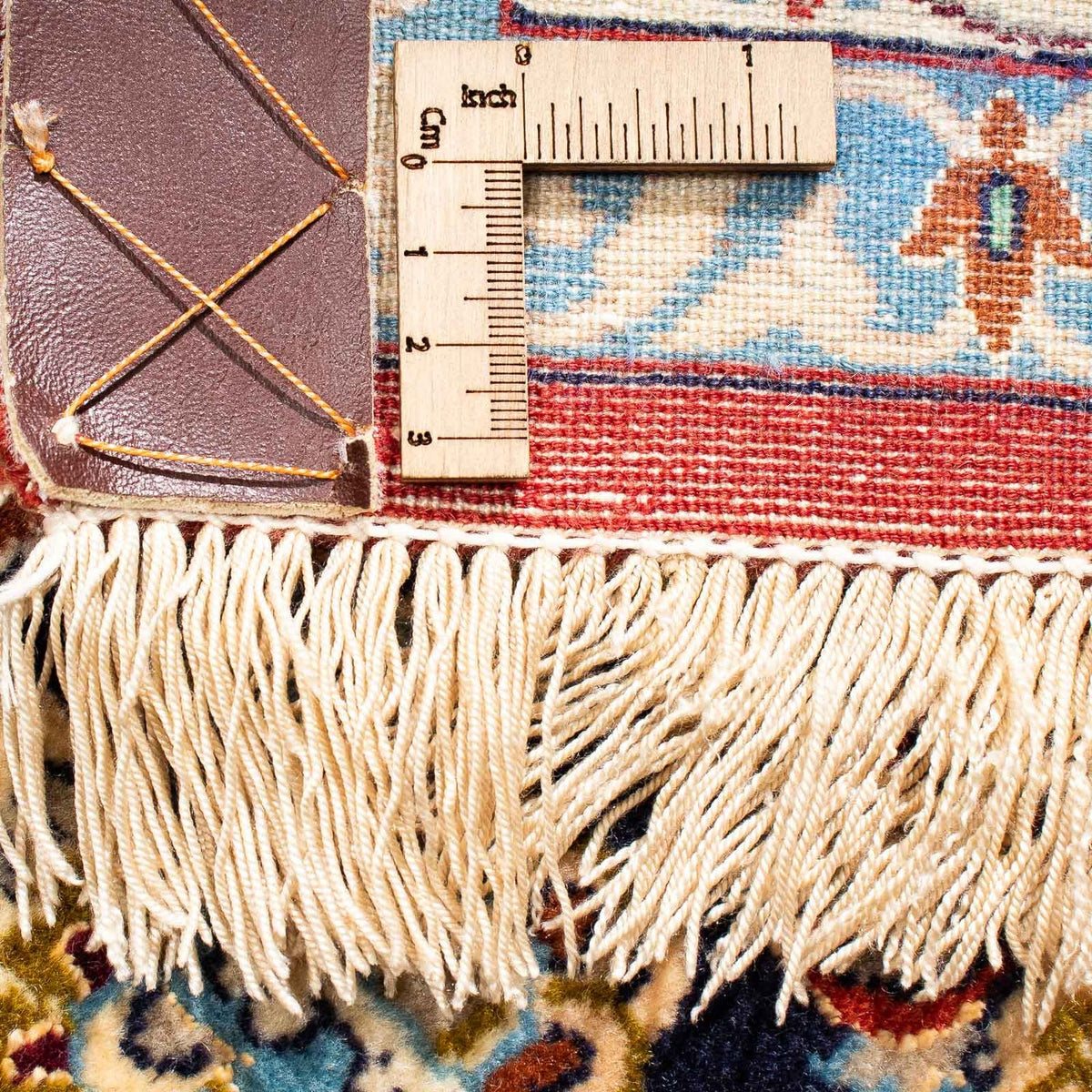 Dywan perski - Isfahan - Premium - 300 x 200 cm - ciemnoniebieski