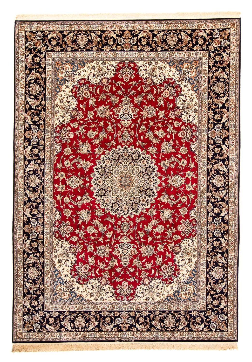 Dywan perski - Isfahan - Premium - 356 x 250 cm - czerwony