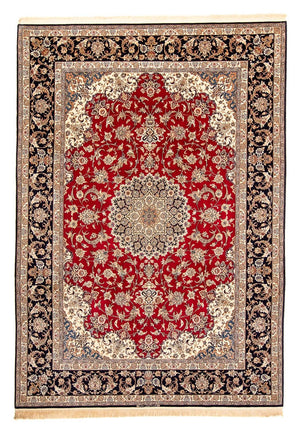 Dywan perski - Isfahan - Premium - 356 x 250 cm - czerwony