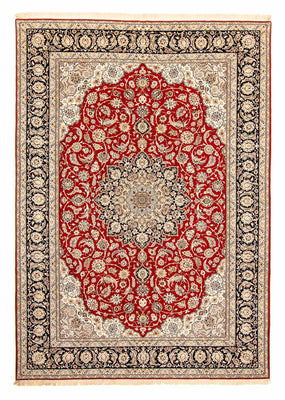 Dywan perski - Isfahan - Premium - 370 x 253 cm - ciemna czerwień