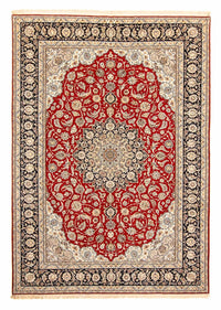 Dywan perski - Isfahan - Premium - 370 x 253 cm - ciemna czerwień