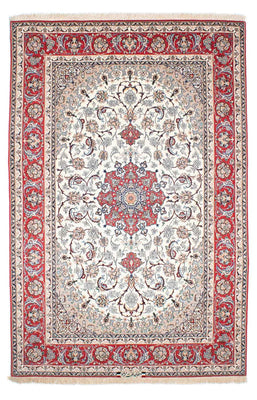Dywan perski - Isfahan - Premium - 243 x 156 cm - beżowy