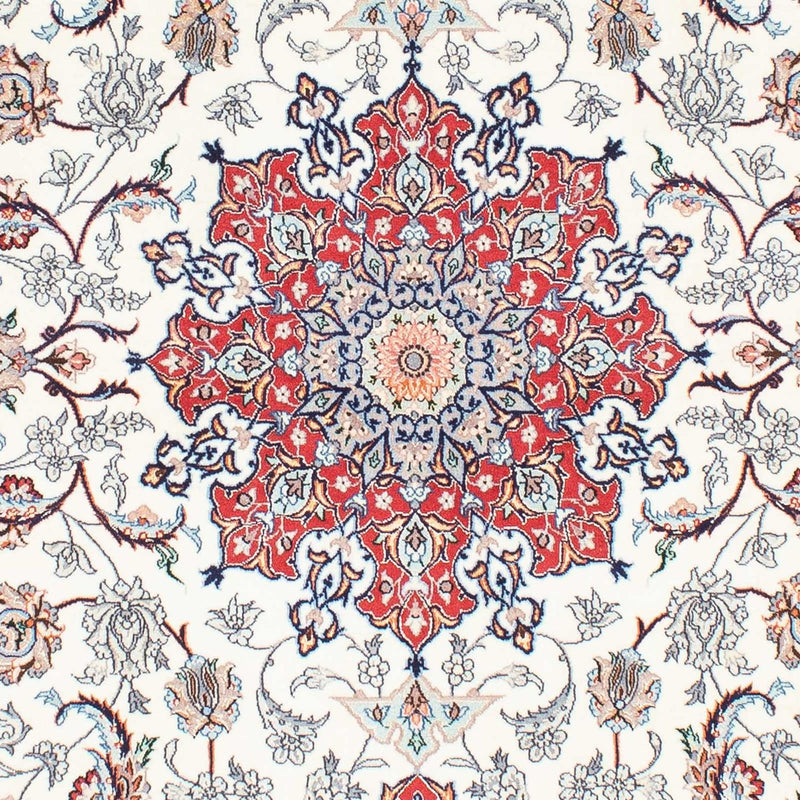 Dywan perski - Isfahan - Premium - 243 x 156 cm - beżowy