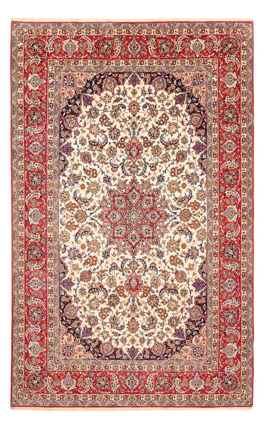 Dywan perski - Isfahan - Premium - 326 x 205 cm - czerwony