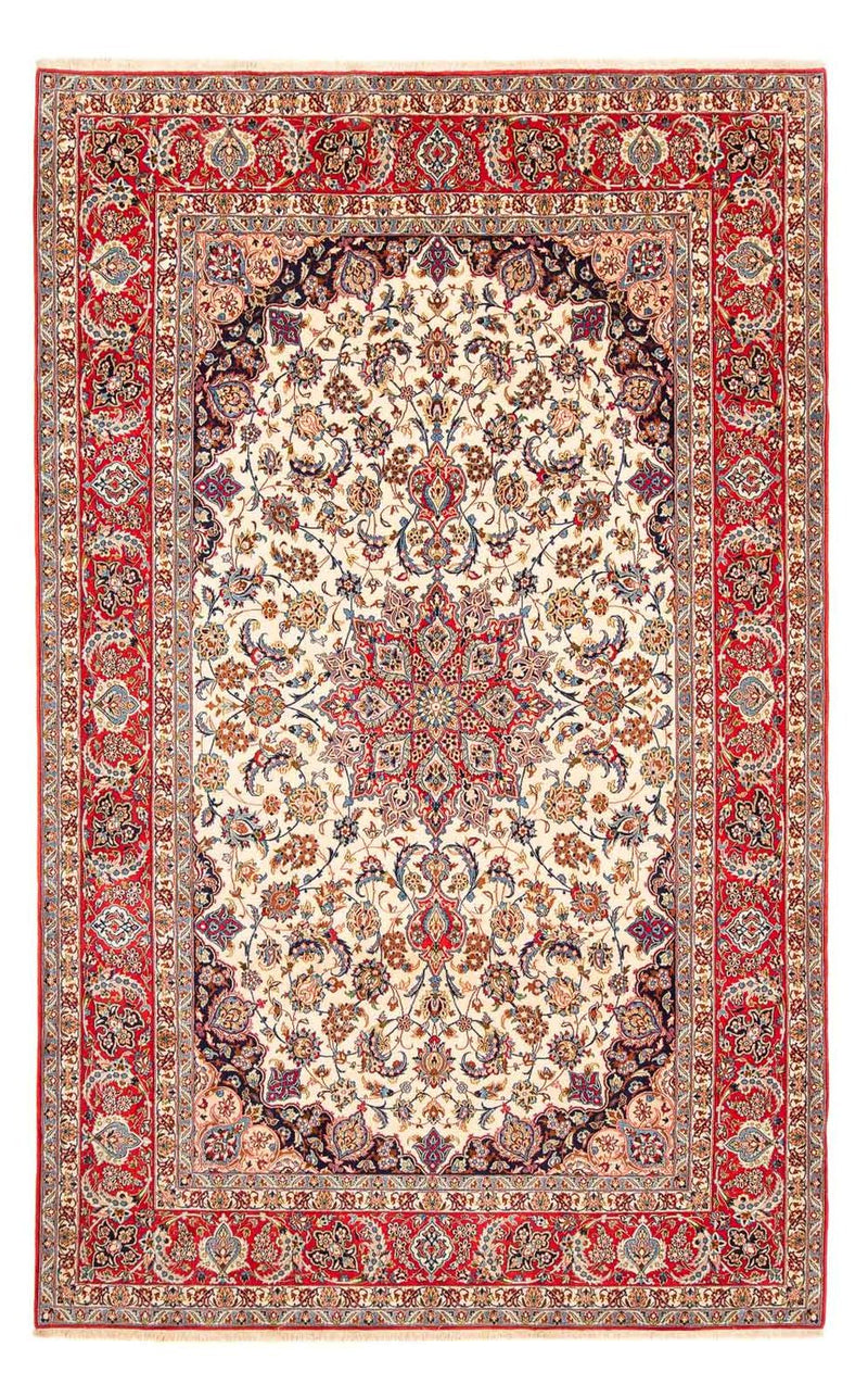 Dywan perski - Isfahan - Premium - 326 x 205 cm - czerwony