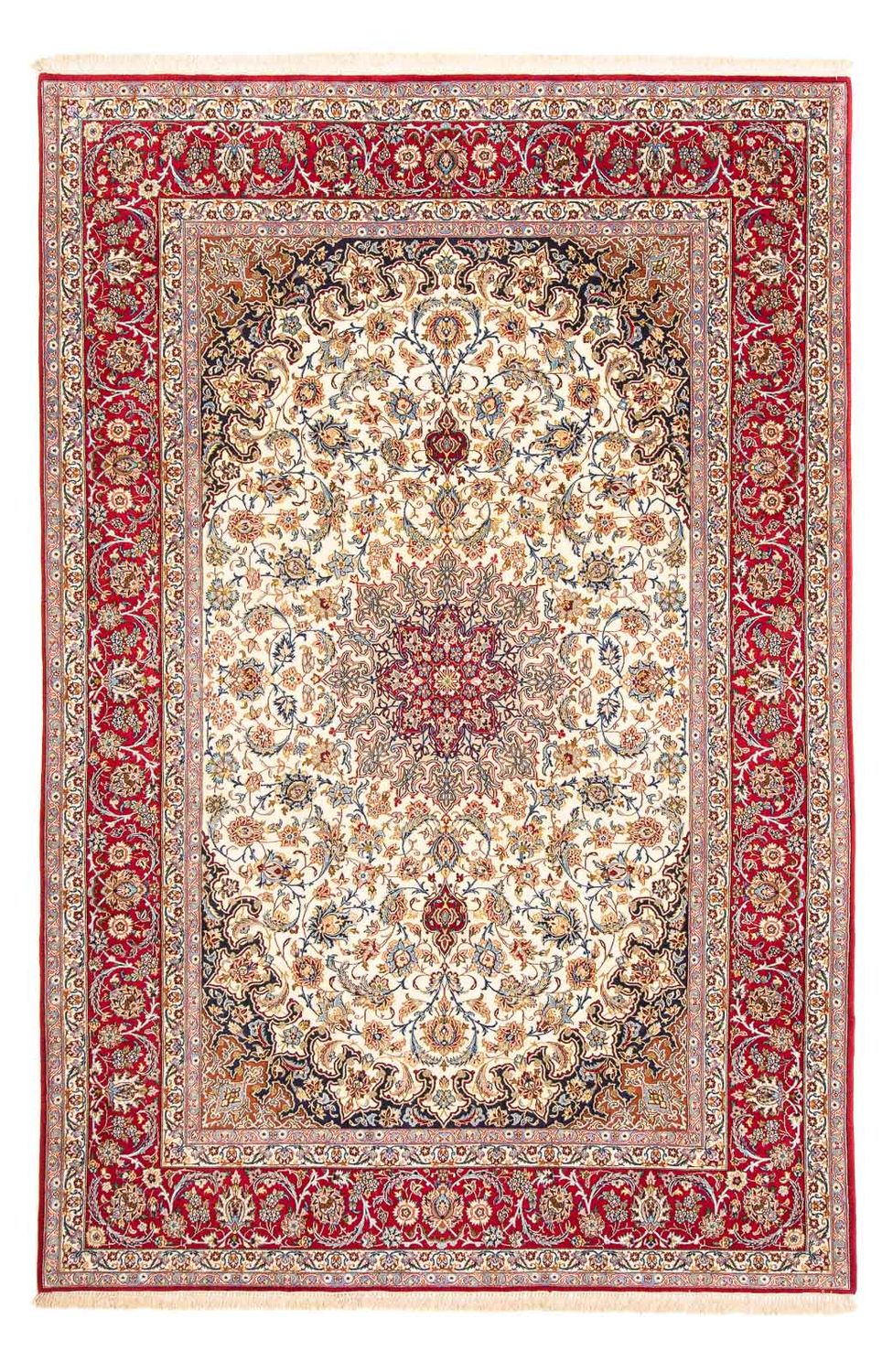 Dywan perski - Isfahan - Premium - 308 x 205 cm - czerwony