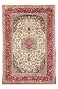 Dywan perski - Isfahan - Premium - 308 x 205 cm - czerwony