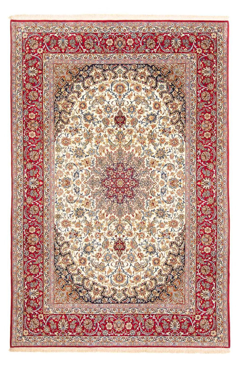 Dywan perski - Isfahan - Premium - 308 x 205 cm - czerwony