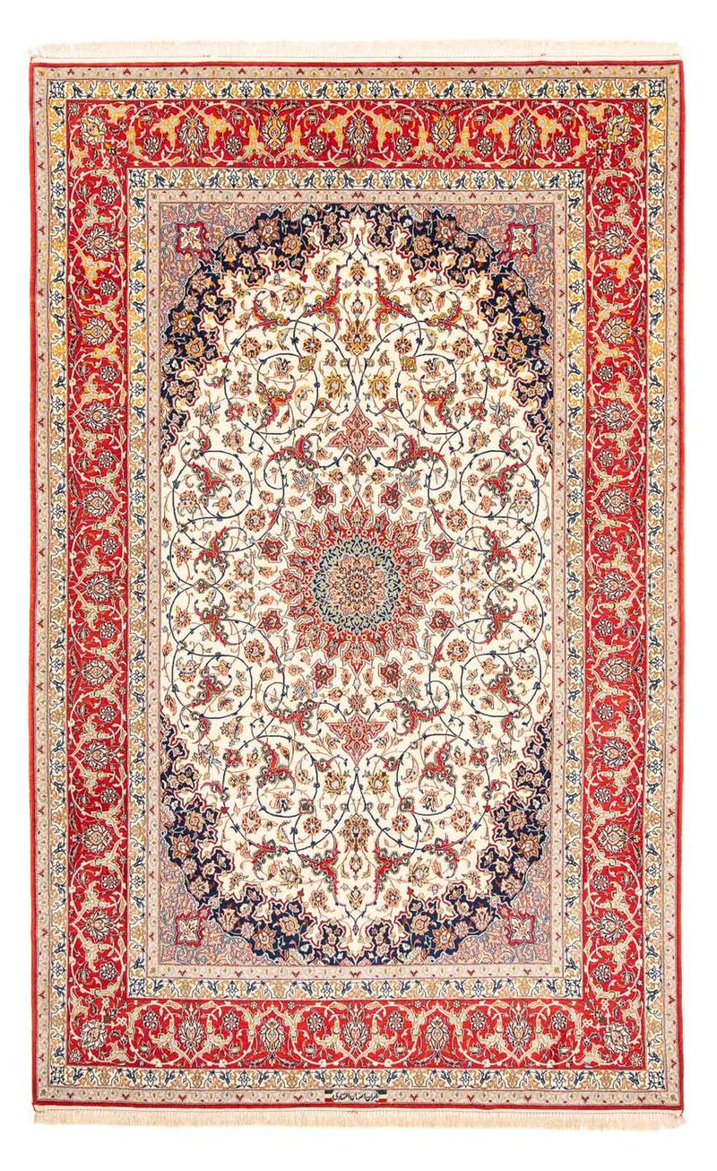 Dywan perski - Isfahan - Premium - 310 x 197 cm - czerwony