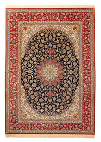 Dywan perski - Isfahan - Premium - 344 x 255 cm - ciemna czerwień