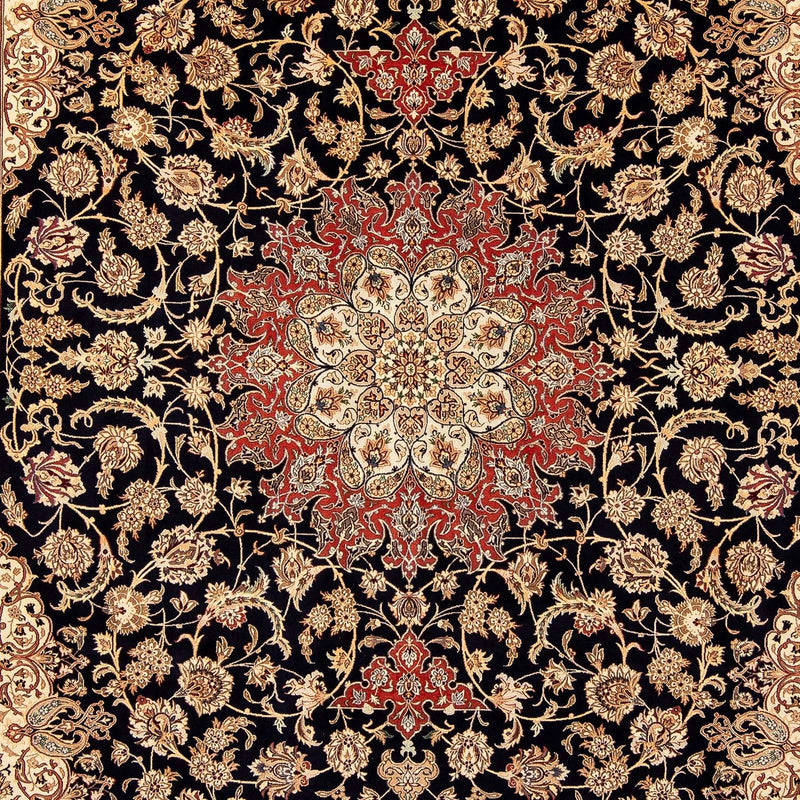 Dywan perski - Isfahan - Premium - 344 x 255 cm - ciemna czerwień