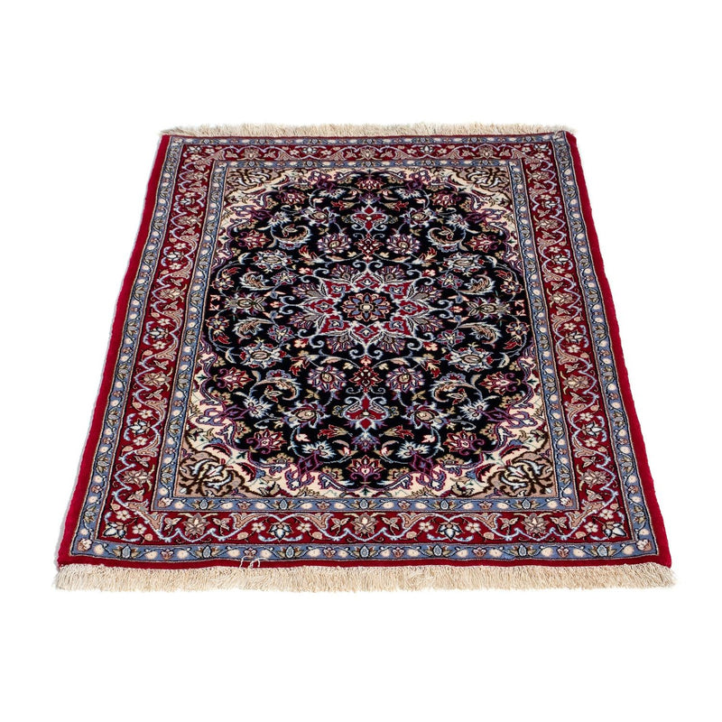 Dywan perski - Isfahan - Premium - 104 x 71 cm - ciemna czerwień