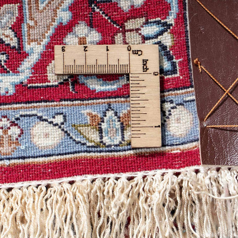 Dywan perski - Isfahan - Premium - 104 x 71 cm - ciemna czerwień