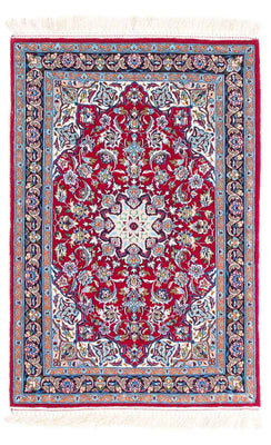 Dywan perski - Isfahan - Premium - 107 x 69 cm - czerwony