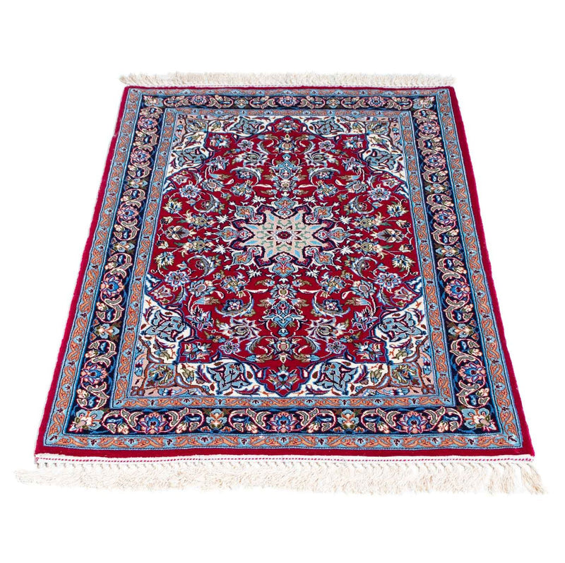 Dywan perski - Isfahan - Premium - 107 x 69 cm - czerwony