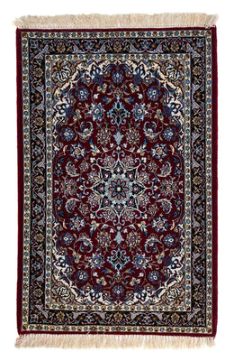Dywan perski - Isfahan - Premium - 108 x 70 cm - ciemna czerwień