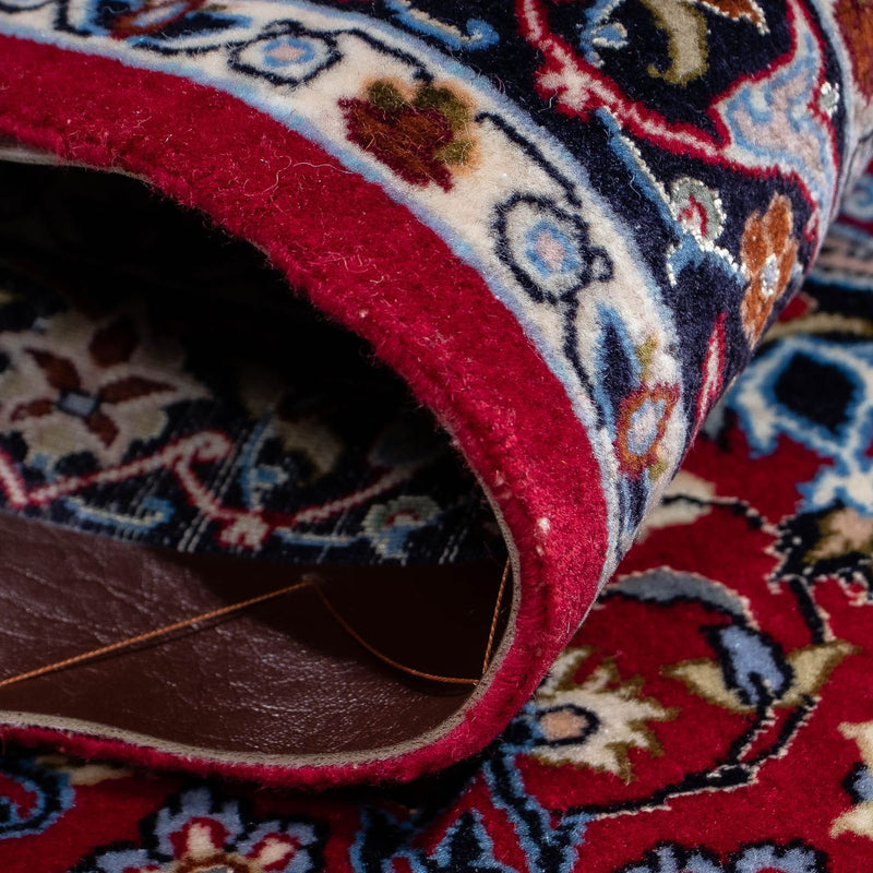 Dywan perski - Isfahan - Premium - 101 x 71 cm - ciemna czerwień