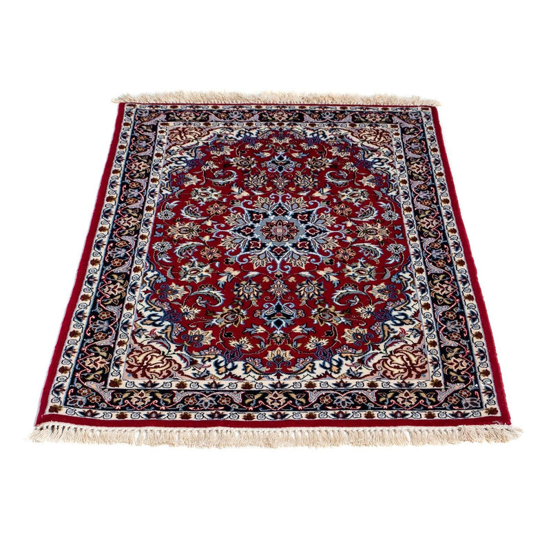 Dywan perski - Isfahan - Premium - 101 x 71 cm - ciemna czerwień