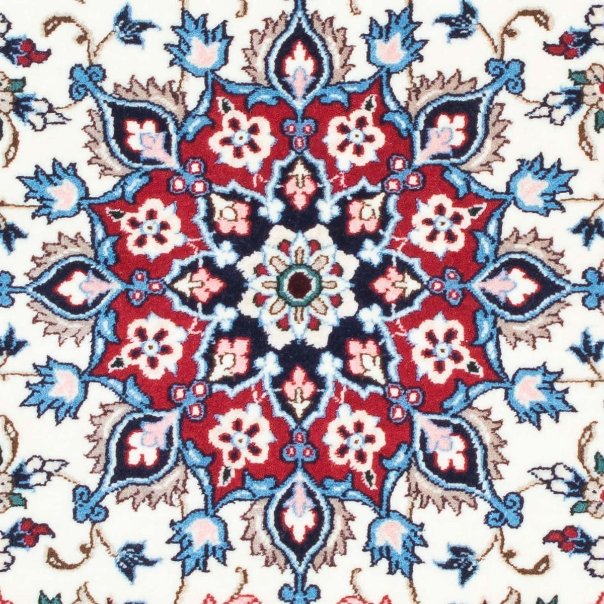 Dywan perski - Isfahan - Premium - 108 x 71 cm - beżowy