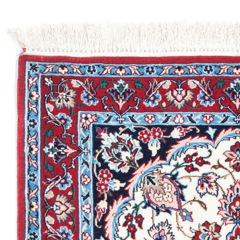 Dywan perski - Isfahan - Premium - 108 x 71 cm - beżowy