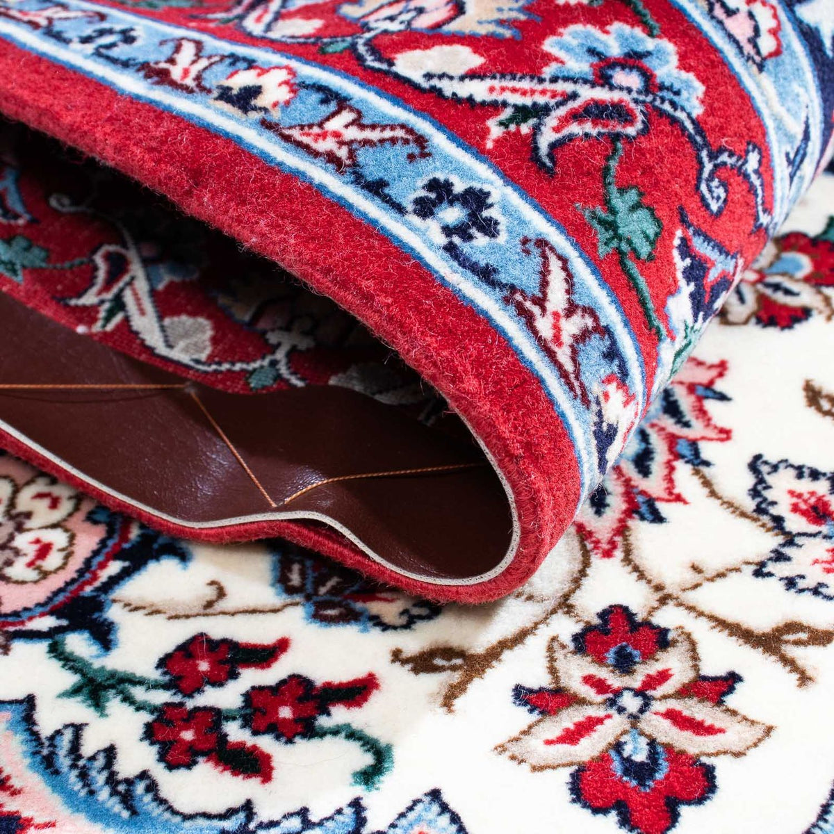 Dywan perski - Isfahan - Premium - 108 x 71 cm - beżowy