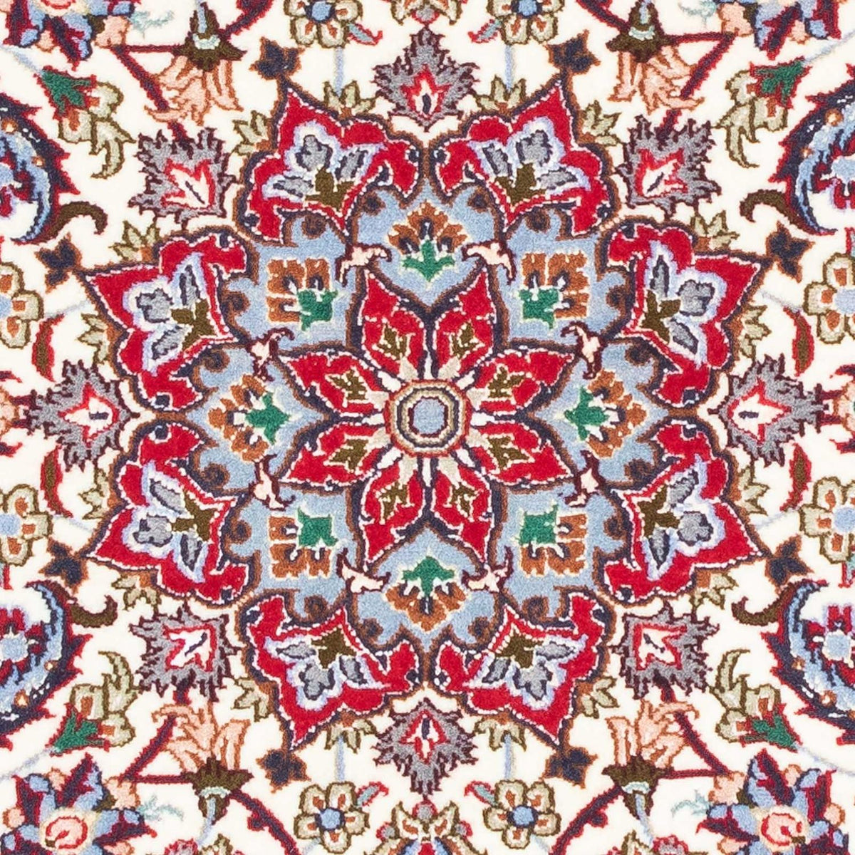 Dywan perski - Isfahan - Premium - 105 x 70 cm - beżowy