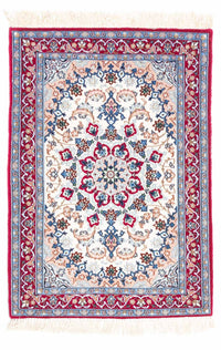 Dywan perski - Isfahan - Premium - 100 x 71 cm - beżowy