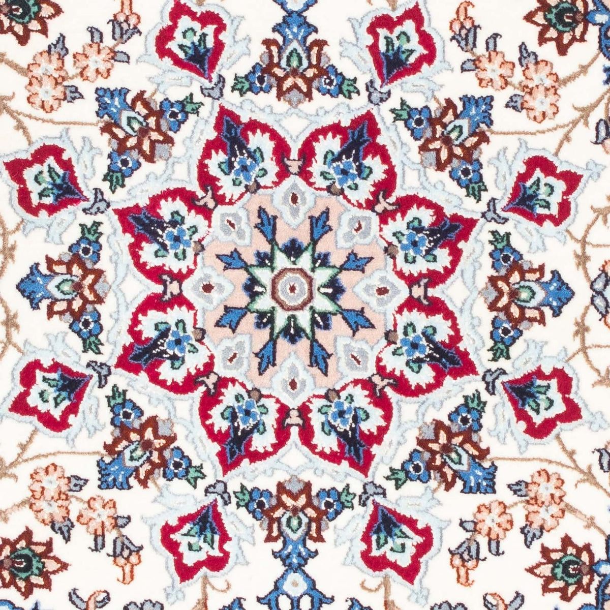 Dywan perski - Isfahan - Premium - 100 x 71 cm - beżowy