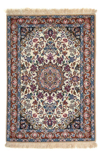 Dywan perski - Isfahan - Premium - 102 x 70 cm - beżowy