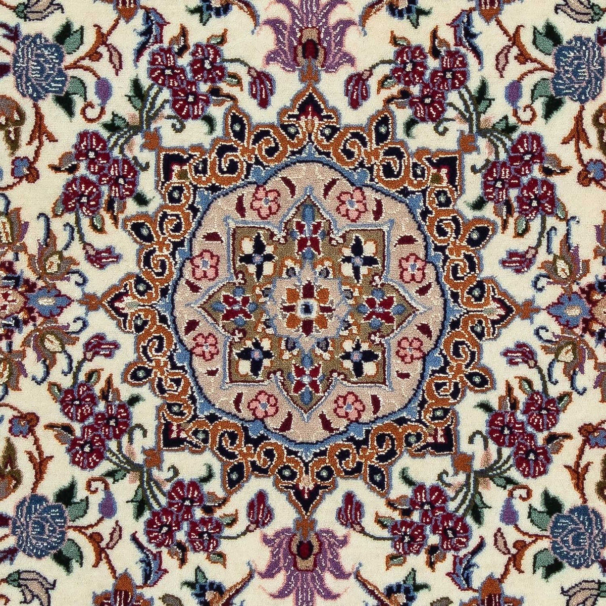 Dywan perski - Isfahan - Premium - 102 x 70 cm - beżowy