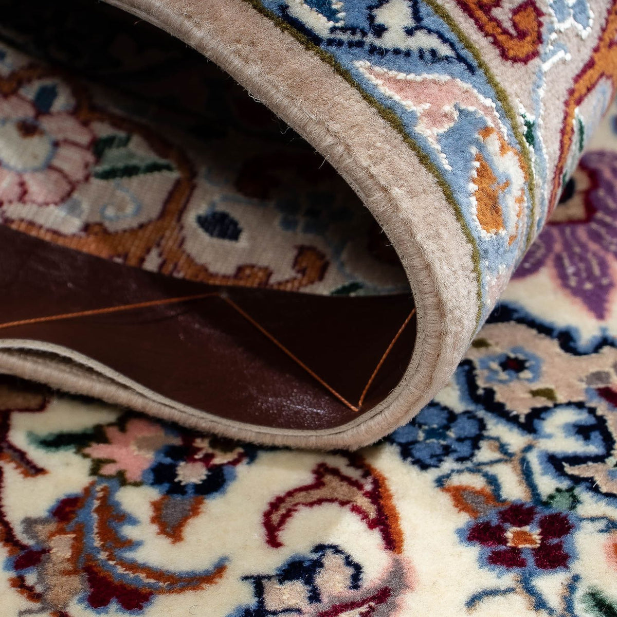 Dywan perski - Isfahan - Premium - 102 x 70 cm - beżowy