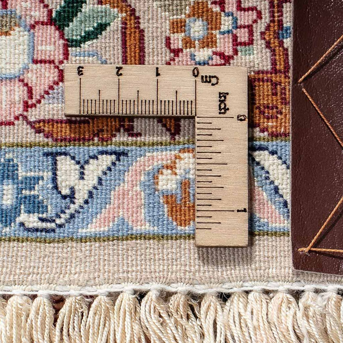 Dywan perski - Isfahan - Premium - 102 x 70 cm - beżowy