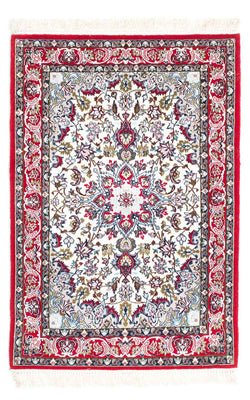 Dywan perski - Isfahan - Premium - 103 x 70 cm - beżowy