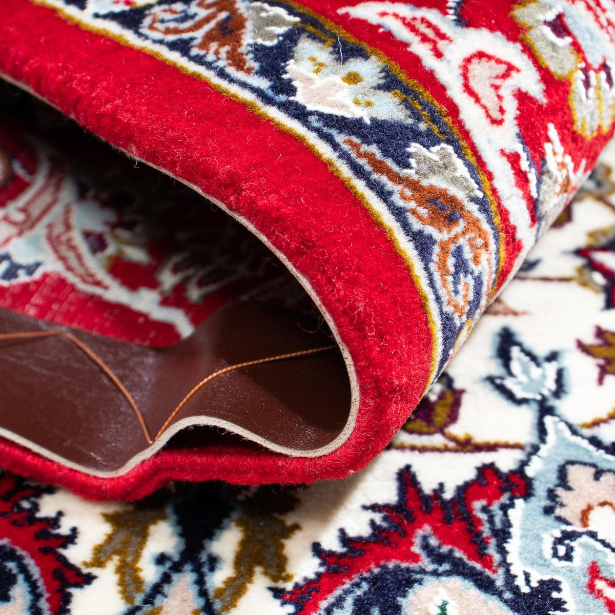 Dywan perski - Isfahan - Premium - 103 x 70 cm - beżowy