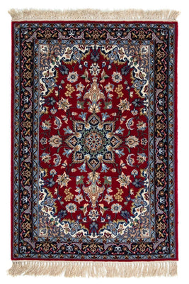 Dywan perski - Isfahan - Premium - 100 x 70 cm - ciemna czerwień