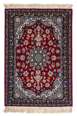 Dywan perski - Isfahan - Premium - 100 x 70 cm - ciemna czerwień