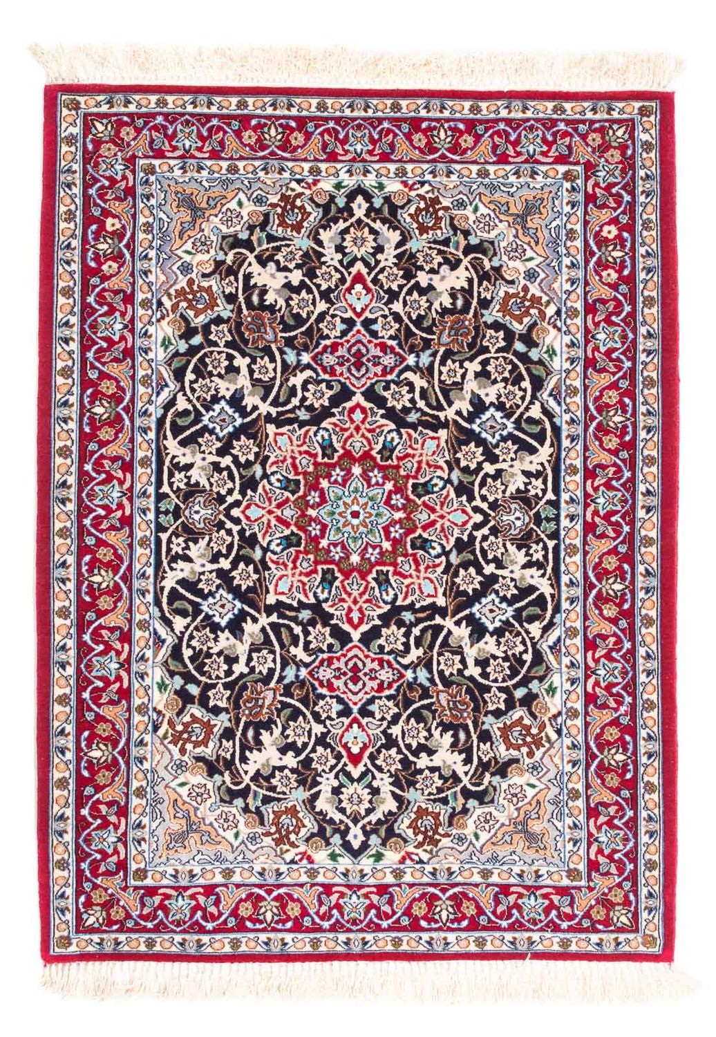 Dywan perski - Isfahan - Premium - 102 x 72 cm - czerwony