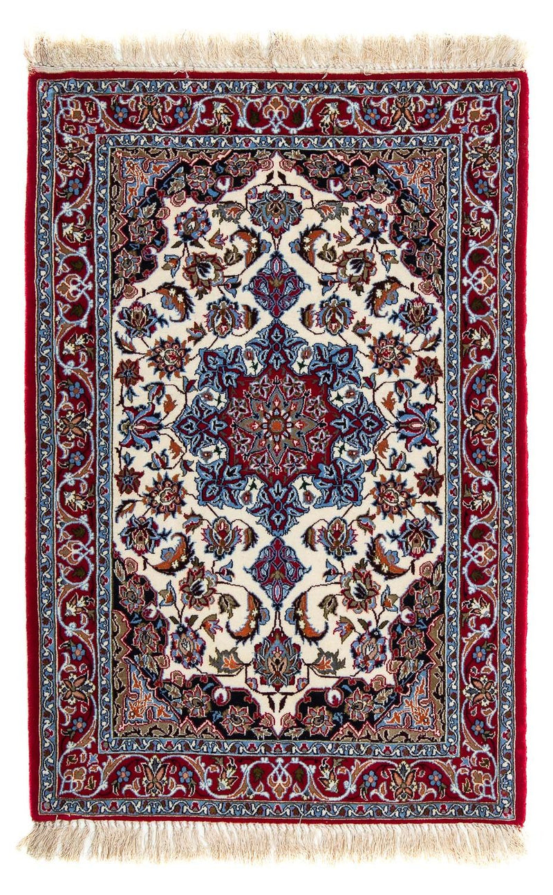Dywan perski - Isfahan - Premium - 102 x 70 cm - ciemna czerwień