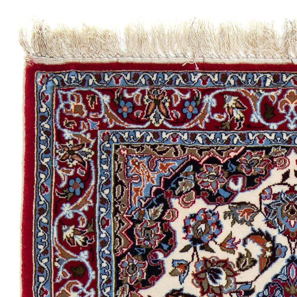 Dywan perski - Isfahan - Premium - 102 x 70 cm - ciemna czerwień