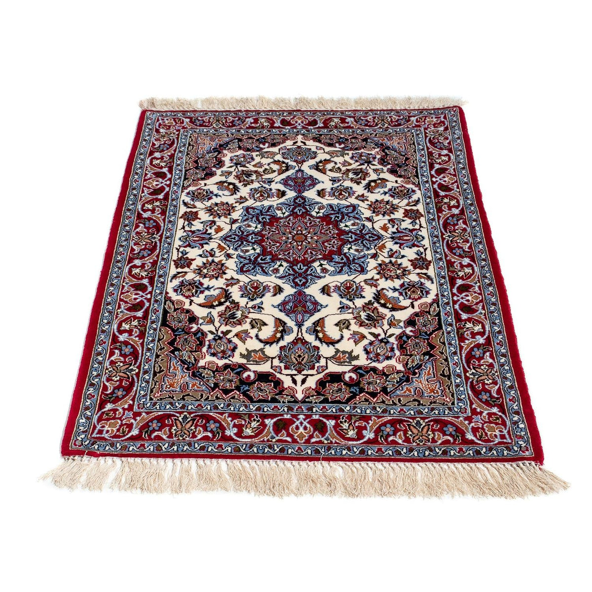 Dywan perski - Isfahan - Premium - 102 x 70 cm - ciemna czerwień