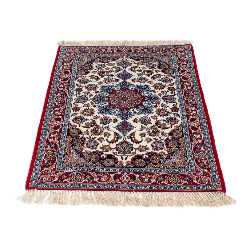 Dywan perski - Isfahan - Premium - 102 x 70 cm - ciemna czerwień