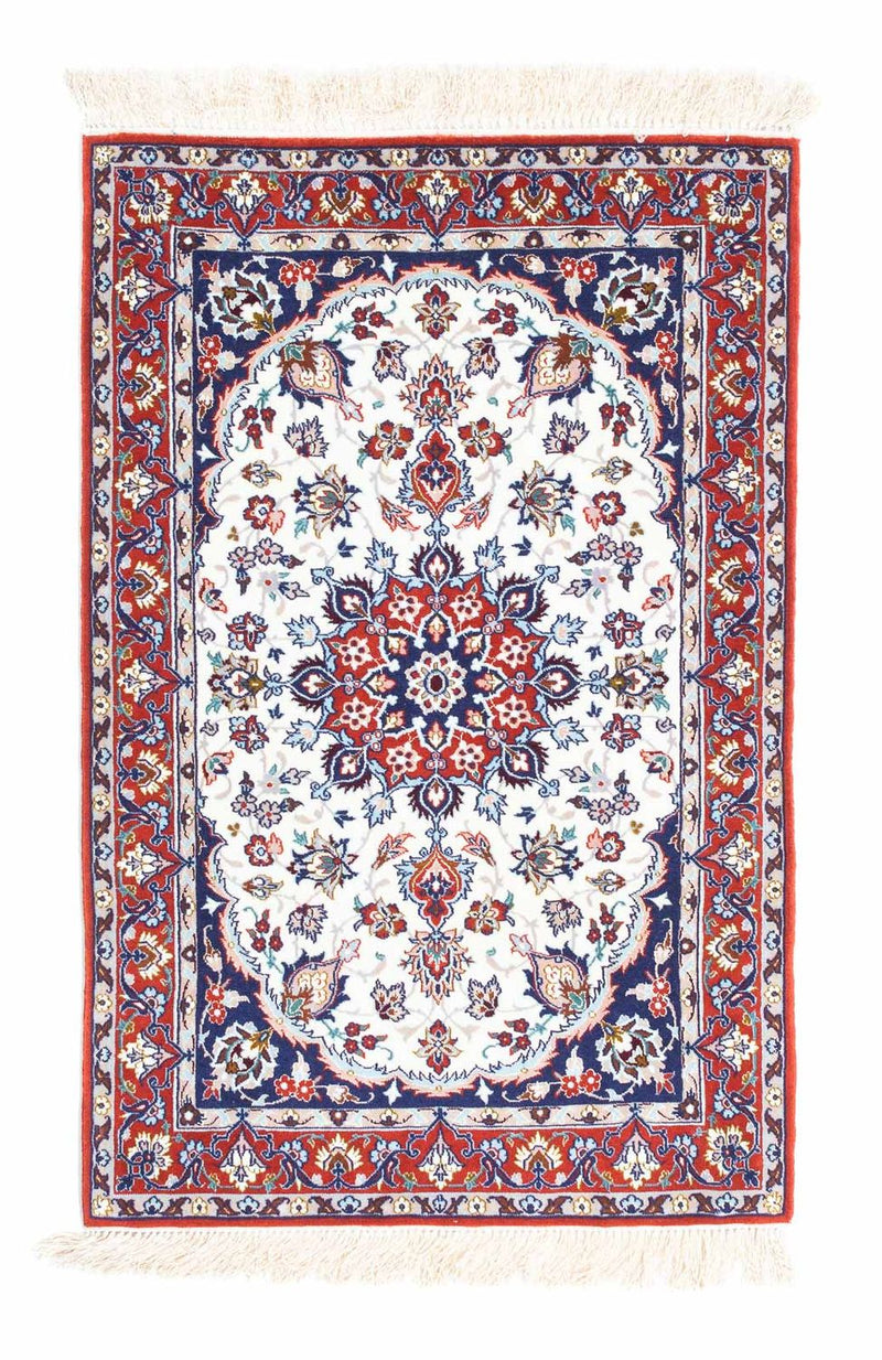 Dywan perski - Isfahan - Premium - 108 x 70 cm - beżowy
