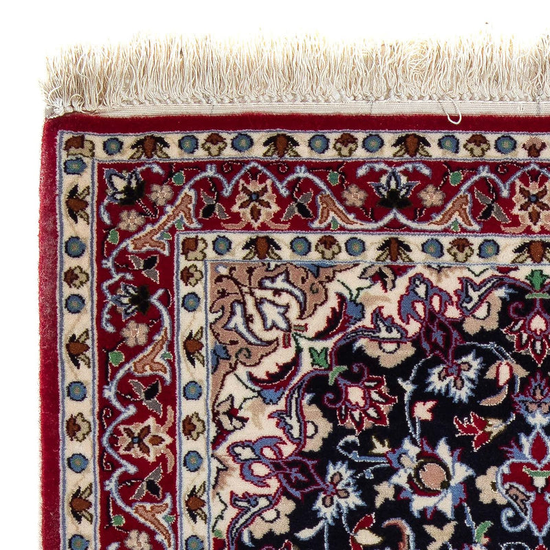 Dywan perski - Isfahan - Premium - 104 x 73 cm - ciemna czerwień