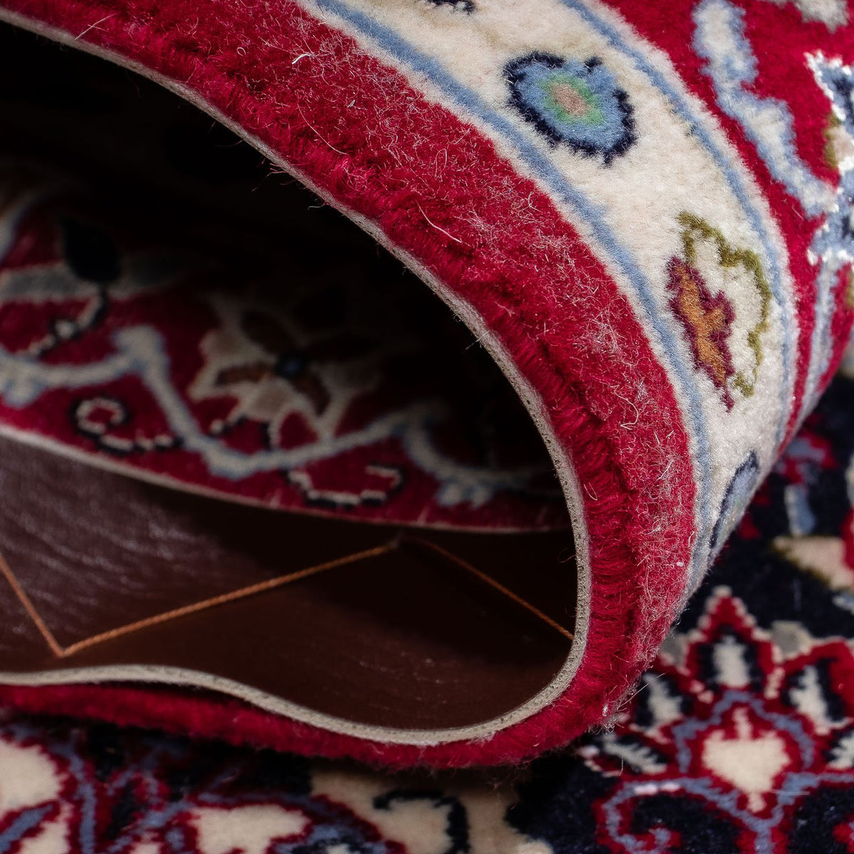 Dywan perski - Isfahan - Premium - 104 x 73 cm - ciemna czerwień