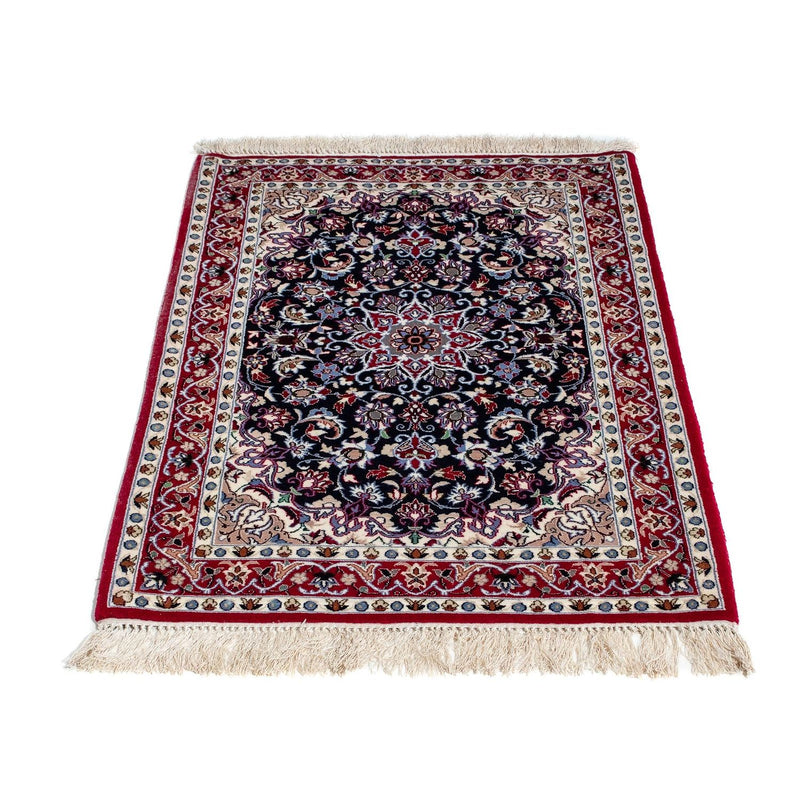 Dywan perski - Isfahan - Premium - 104 x 73 cm - ciemna czerwień