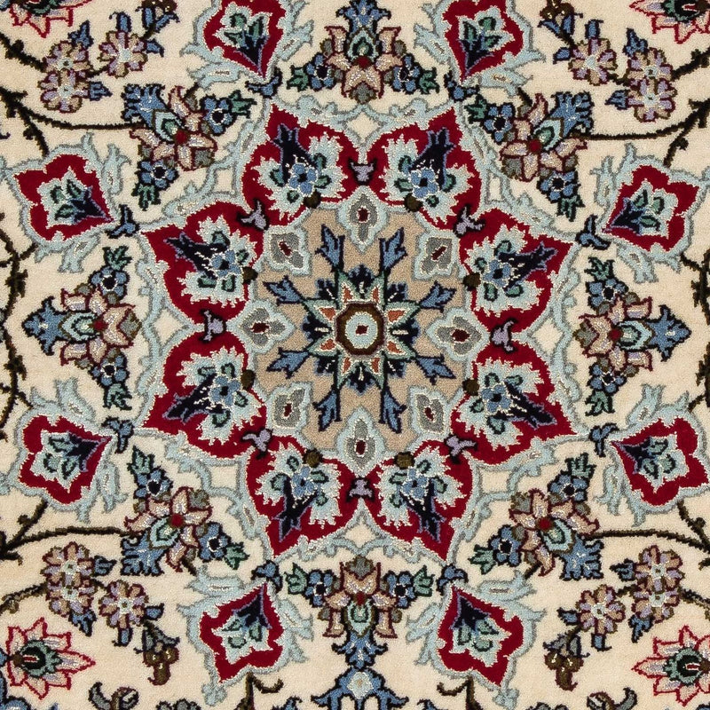 Dywan perski - Isfahan - Premium - 101 x 70 cm - beżowy