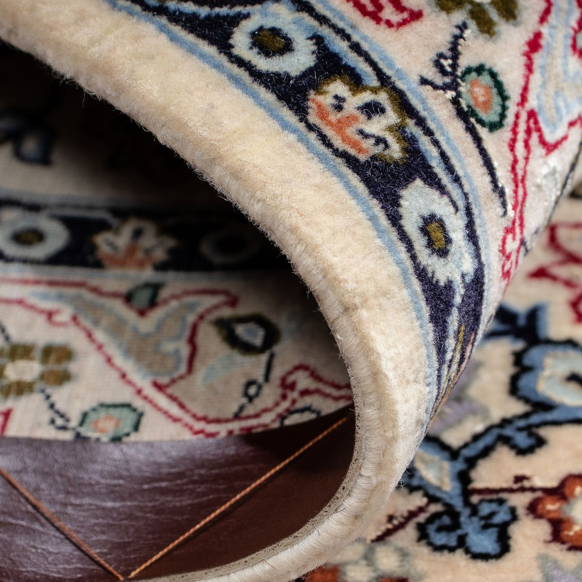 Dywan perski - Isfahan - Premium - 101 x 70 cm - beżowy