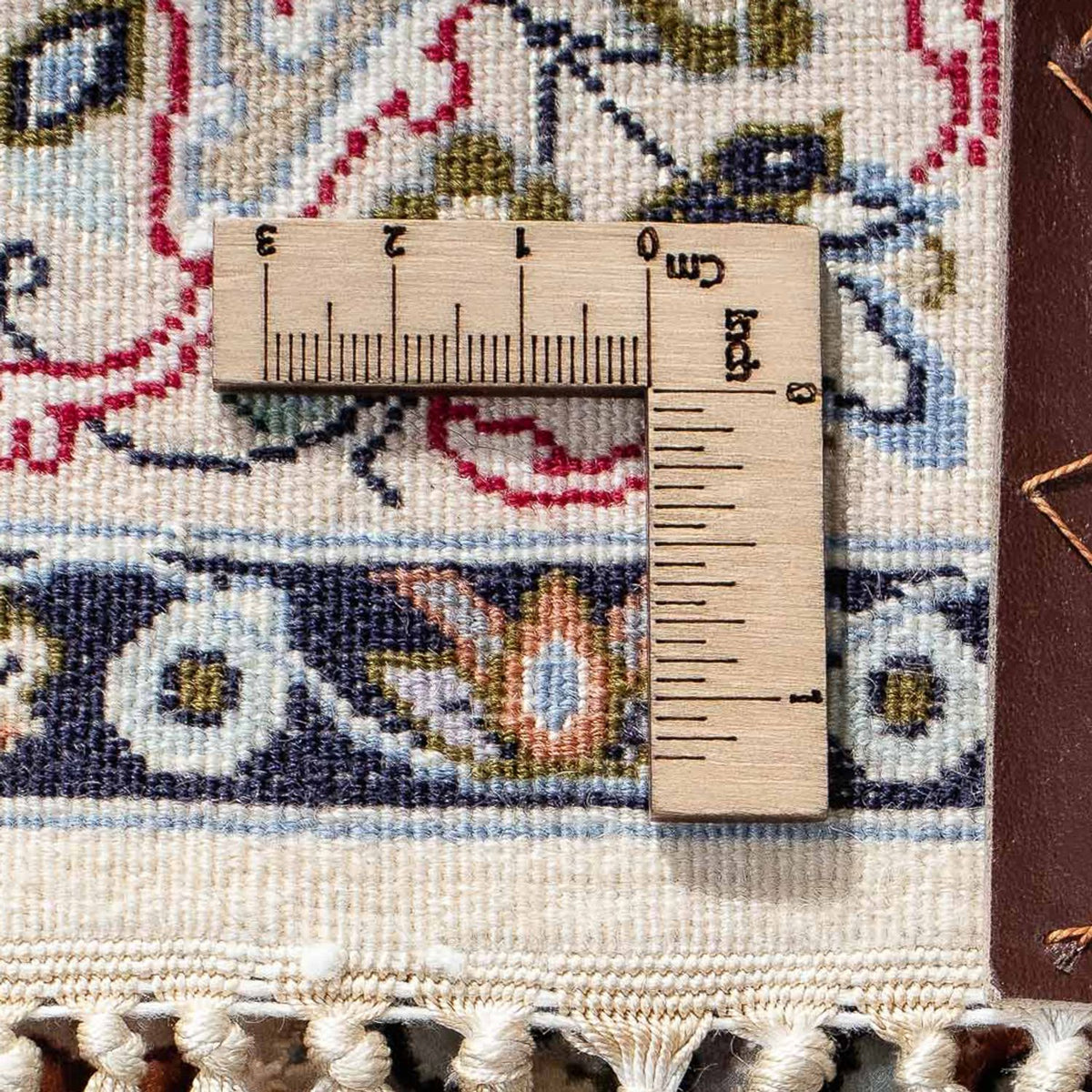 Dywan perski - Isfahan - Premium - 101 x 70 cm - beżowy