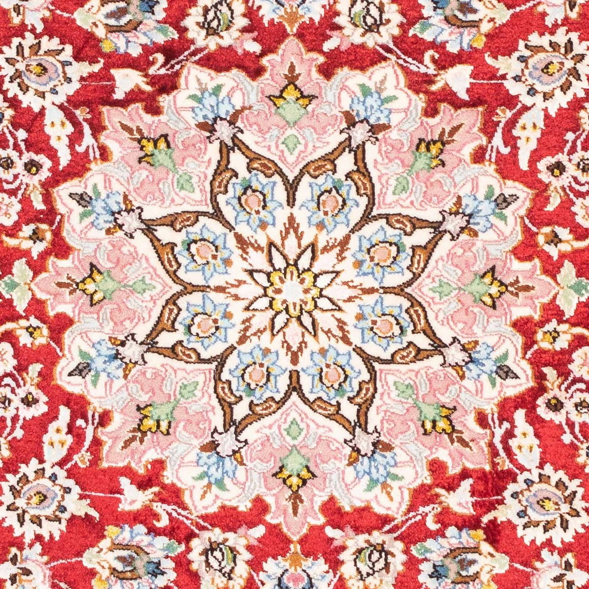 Dywan perski - Isfahan - Premium - 123 x 83 cm - czerwony