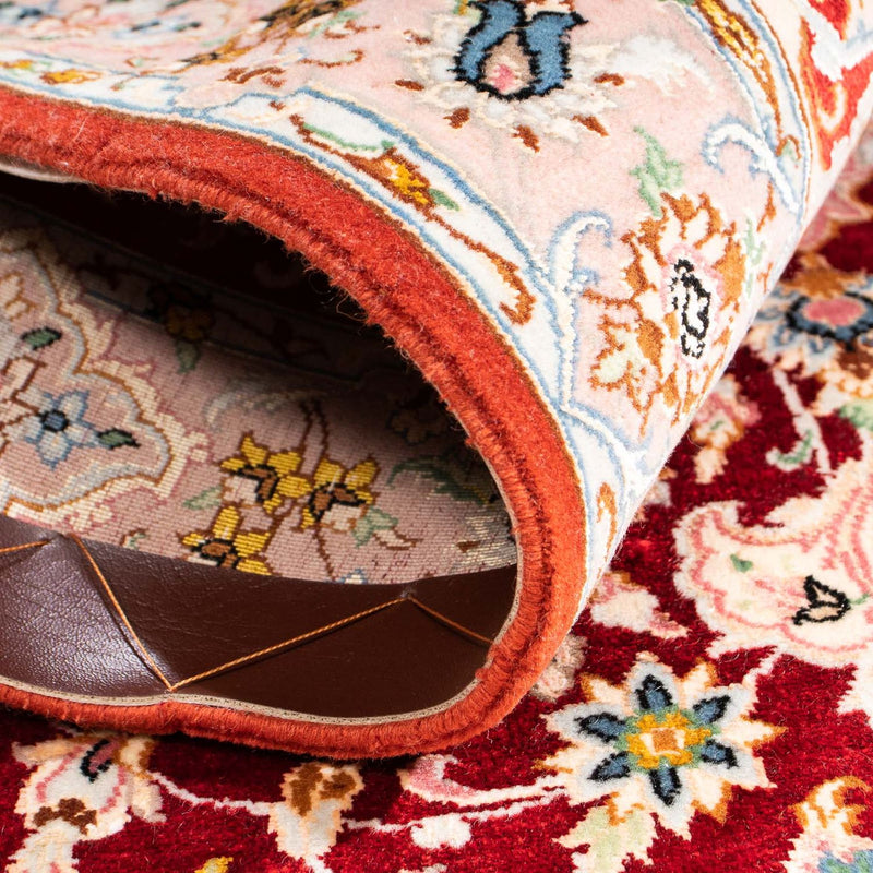 Dywan perski - Isfahan - Premium - 123 x 83 cm - czerwony